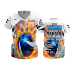 3542 WOMENS V NECK BLUE-THUNDER-2