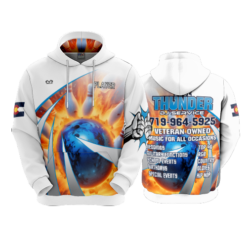 3542 UNISEX FLEECE HOODY BLUE-THUNDER-2