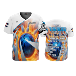 3542 MENS SPORT V NECK BLUE-THUNDER-2