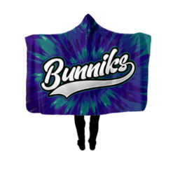 3958 UNISEX FAN WRAP HOODY BUNNIKS-1