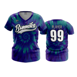 3958 WOMENS V NECK BUNNIKS-1