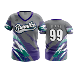 3958 WOMENS V NECK BUNNIKS-2
