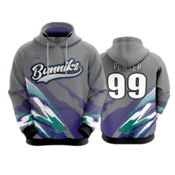 3958 UNISEX FLEECE HOODY BUNNIKS-2