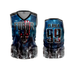 3197 WOMENS V NECK SLEEVELESS FUBAR-AMERICA-1