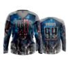 3197 WOMENS V NECK LONGSLEEVE FUBAR-AMERICA-2