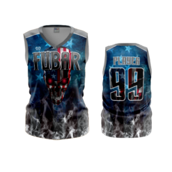 3197 WOMENS V NECK SLEEVELESS FUBAR-AMERICA-2