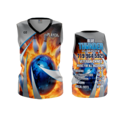 3542 WOMENS V NECK SLEEVELESS BLUE-THUNDER-FIXES
