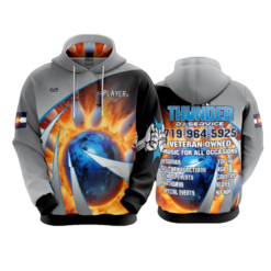 3542 UNISEX FLEECE HOODY BLUE-THUNDER-FIXES
