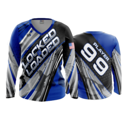 1344 WOMENS V NECK LONGSLEEVE LOCKED-AND-LOADED-1