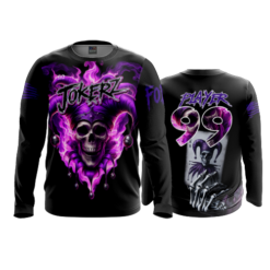 3826 MENS SPORT LONGSLEEVE JOKERZ-ALL-BLACK