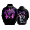 3826 UNISEX FLEECE HOODY JOKERZ-ALL-BLACK