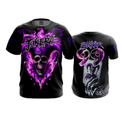 3826 MENS SPORT CREW NECK JOKERZ-ALL-BLACK