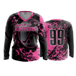 869 WOMENS V NECK LONGSLEEVE SWIFTKICKERS-2
