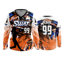 3966 WOMENS V NECK LONGSLEEVE SWAT-1
