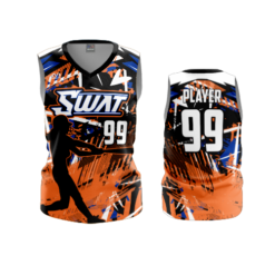 3966 WOMENS V NECK SLEEVELESS SWAT-1