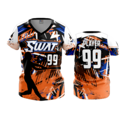 3966 WOMENS V NECK SWAT-1