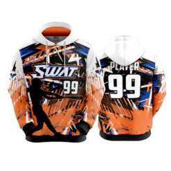 3966 UNISEX FLEECE HOODY SWAT-1