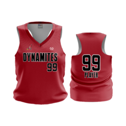 3689 WOMENS RACERBACK TANK OHIO-DYNAMITES-RED-ADD