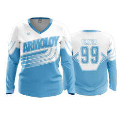 3137 WOMENS V NECK LONGSLEEVE ARMOLOY-3