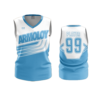 3137 WOMENS V NECK SLEEVELESS ARMOLOY-3
