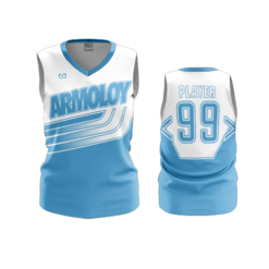 3137 WOMENS V NECK SLEEVELESS ARMOLOY-3