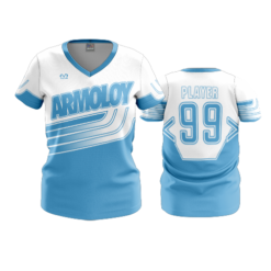 3137 WOMENS V NECK ARMOLOY-3
