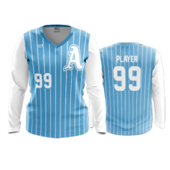 3137 WOMENS V NECK LONGSLEEVE ARMOLOY-PIN-1