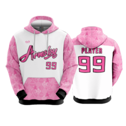 3137 UNISEX FLEECE HOODY ARMOLOY-RIBBON