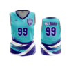 3590 WOMENS V NECK SLEEVELESS HOT-RODS-VOLLEYBALL