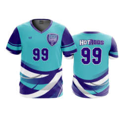 3590 MENS SPORT V NECK HOT-RODS-VOLLEYBALL