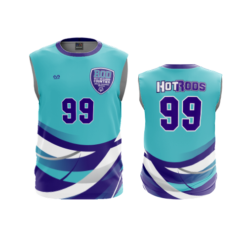 3590 MENS SPORT CREW NECK SLEEVELESS HOT-RODS-VOLLEYBALL
