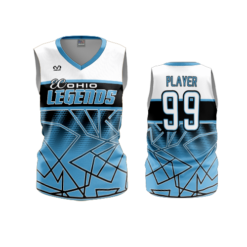 3976 WOMENS V NECK SLEEVELESS EC-OHIO-LEGENDS-16U-1