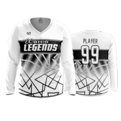 3976 WOMENS V NECK LONGSLEEVE EC-OHIO-LEGENDS-8U-1