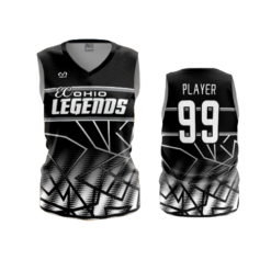 3976 WOMENS V NECK SLEEVELESS EC-OHIO-LEGENDS-8U-2