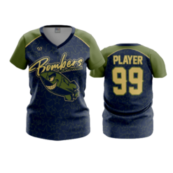3978 WOMENS V NECK BOMBERS-FP