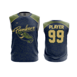 3978 MENS SPORT CREW NECK SLEEVELESS BOMBERS-FP