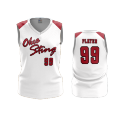 2811 WOMENS V NECK SLEEVELESS OHIO-STING-2