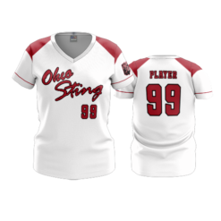 2811 WOMENS V NECK OHIO-STING-2