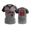 2811 WOMENS NO BUTTON SCOOP NECK OHIO-STING-3