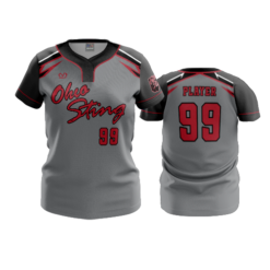 2811 WOMENS NO BUTTON SCOOP NECK OHIO-STING-3