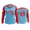 3983 WOMENS V NECK LONGSLEEVE WARHAWKS-1