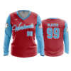 3983 WOMENS V NECK LONGSLEEVE WARHAWKS-2
