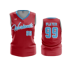 3983 WOMENS V NECK SLEEVELESS WARHAWKS-2