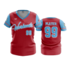 3983 WOMENS V NECK WARHAWKS-2