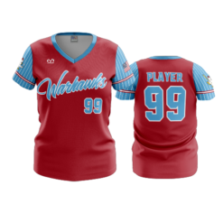 3983 WOMENS V NECK WARHAWKS-2