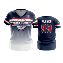 3981 WOMENS VOLLEYBALL SHORT SLEEVE DANGER-ZONE-1