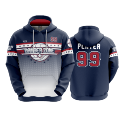 3981 UNISEX FLEECE HOODY DANGER-ZONE-1