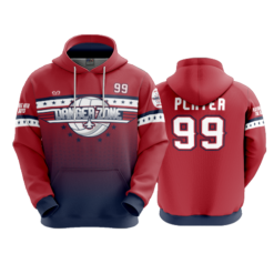3981 UNISEX FLEECE HOODY DANGER-ZONE-2