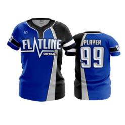 3984 WOMENS NO BUTTON SCOOP NECK FLATLINE-1