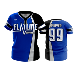 3984 WOMENS 2 BUTTON SCOOP NECK FLATLINE-1